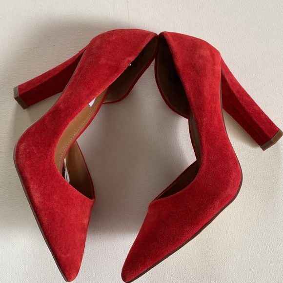 Steve Madden Chanda Red Heels, Size 7.5 - Picture 7 of 15